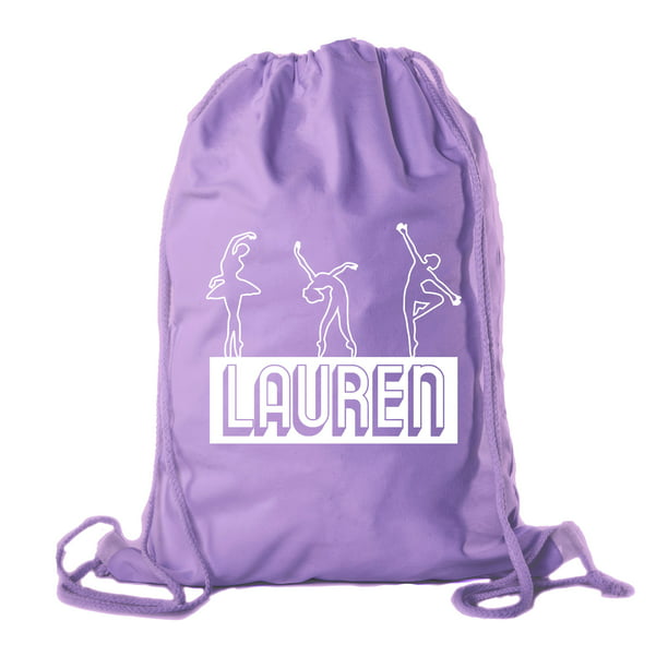 New Girls Dance Drawstring Backpack Tote Bag DANSHUZ Cool Dancers String Bag